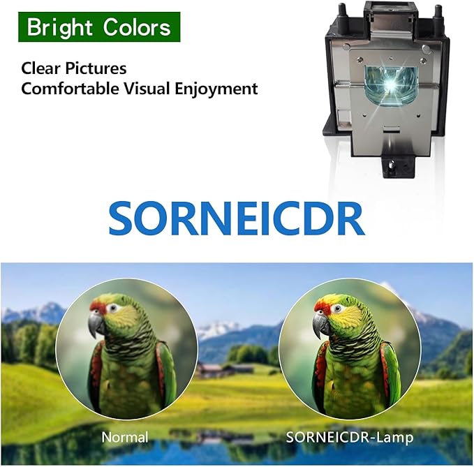 SORNEICDR AN-D400LP/AH-42001 Replacement Projector Lamp Bulb Compatible