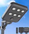 JAYNLT X-8000W Solar Street Lights Outdoor, Ultra-Large 6500K Commercial