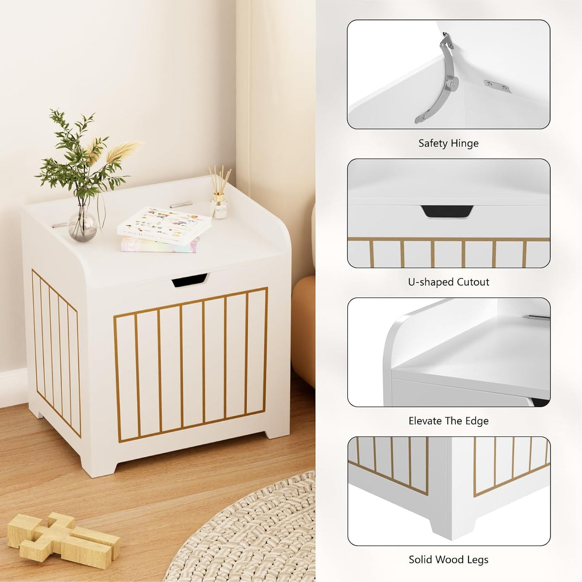 aenuert storage chests, small cube organizer box,wooden entryway, package contents