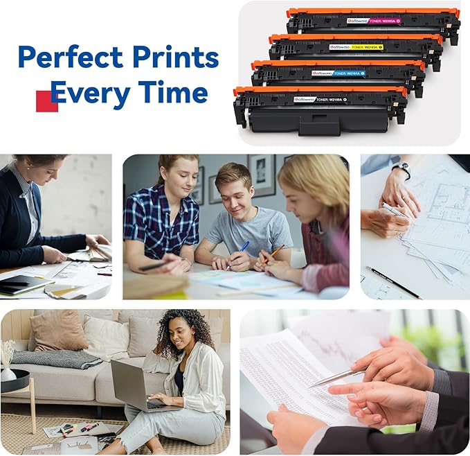 210X High-Yield Toner Cartridge 4 Pack Compatible Replacement