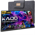 Kado Portable Monitor 15.6-Inch FHD 1080p, 45W Reverse Charging USB-C mini-HDMI
