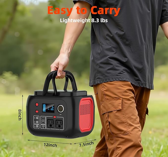 ENOFLO Portable Power Station 300W, 228Wh Solar Generator