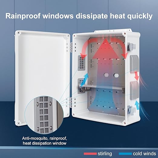 Namunanee Outdoor Electrical Junction Box, ABS Water Resistant Enclosure