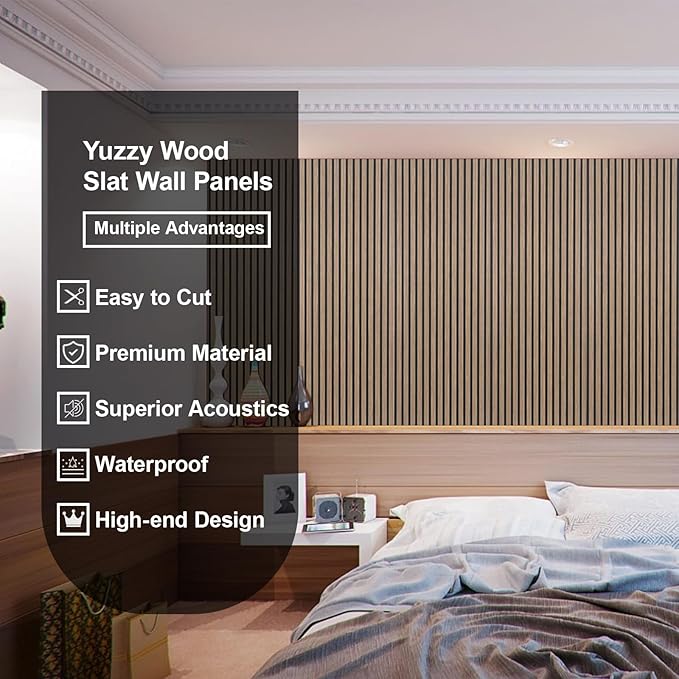 Yuzzy Wood Panels for Wall (4 PCS)