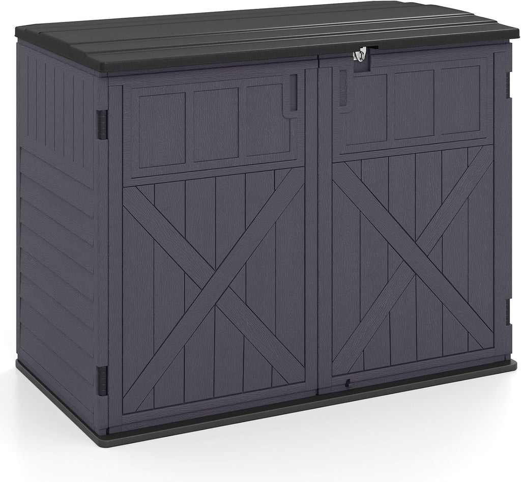 Tangkula 20 Cu.Ft Large Outdoor Storage Cabinet w/Adjustable Shelf