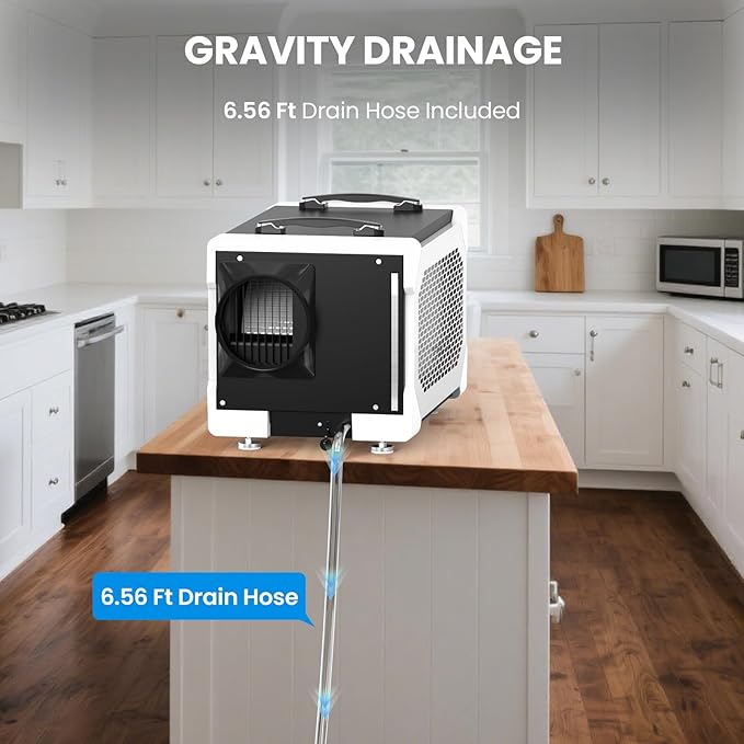 CADPXS Crawlspace Dehumidifier, 145 Pints Commercial-Grade Dehumidifier