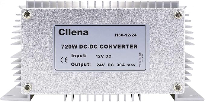 Cllena Waterproof DC/DC 12V to 24V Boost Converter 30A 720W Step Up Voltage