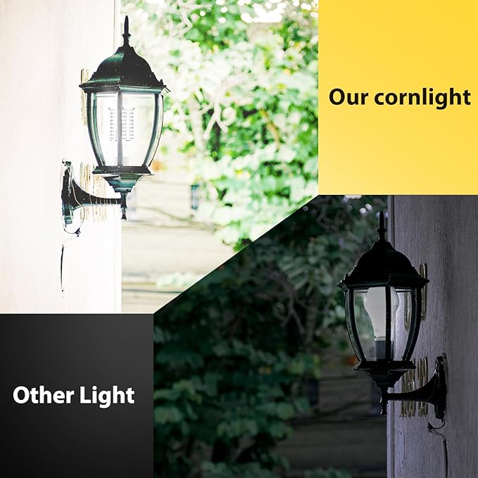 50W LED Corn Light Bulb, 5000K Commercial Grade Daylight E26/E39 6500LM Medium (6 pack)