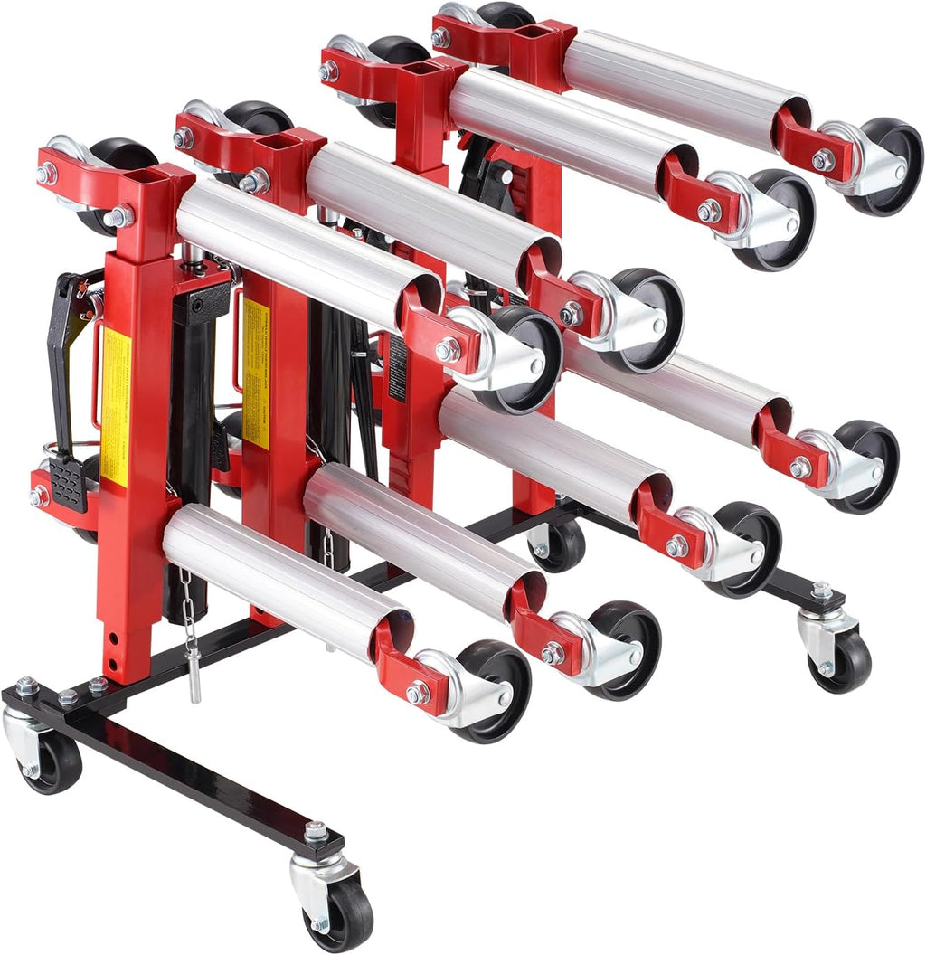 vevor car dolly rack, storage rack with 360°, view 9