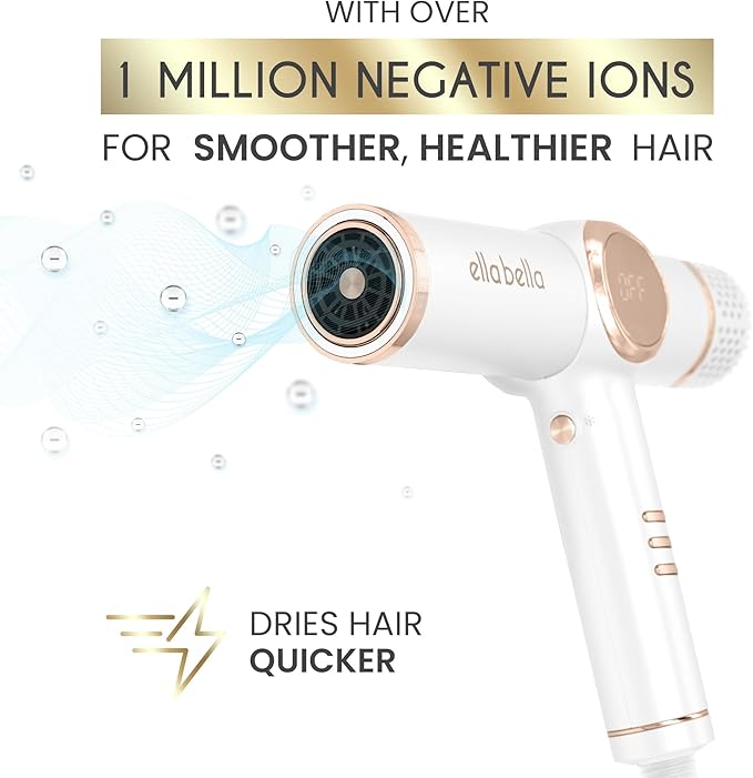 ELLA BELLA® Professional Ionic Hair Dryer