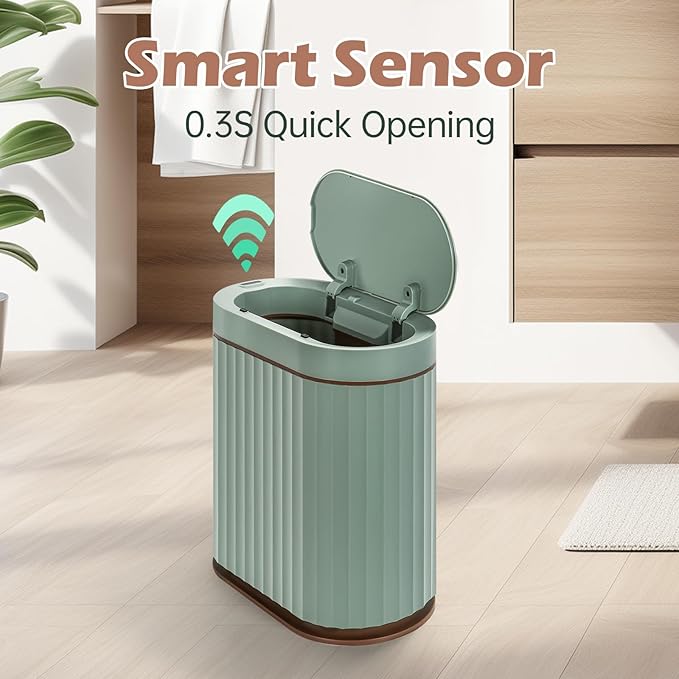 ELPHECO Bathroom Trash Can