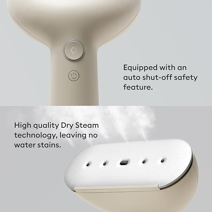 Steamery Handheld Clothes Steamer Cirrus 3, US Plug, Heated Ironing Plate