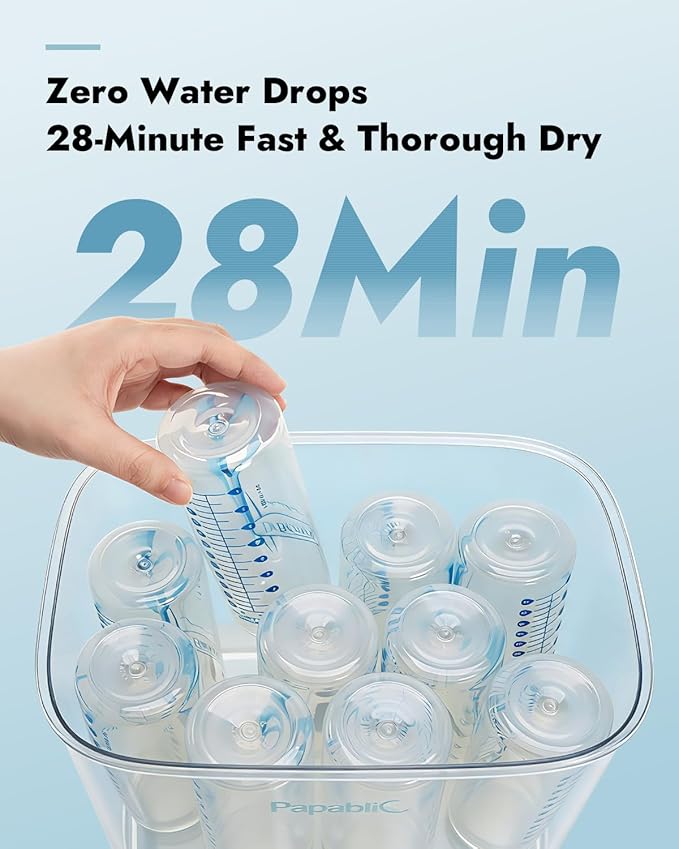 Papablic Baby Bottle Sterilizer and Dryer Pro, Esterilizador De Biberones