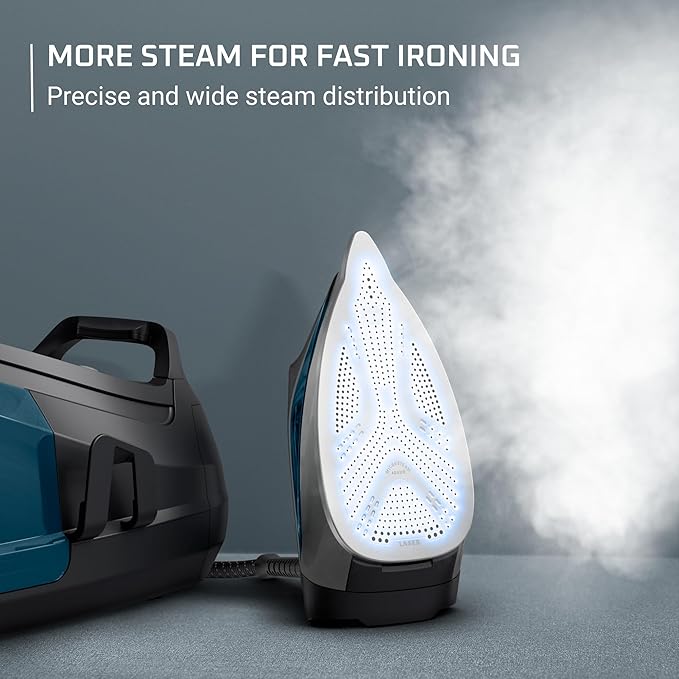 Rowenta Steam Station, Stainless Steel Soleplate, Professional Iron Steamer
