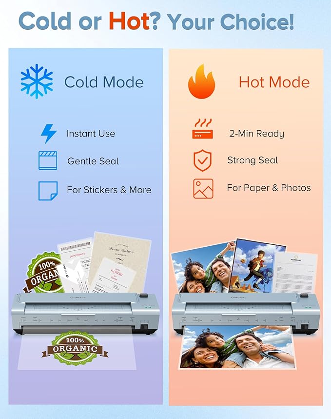 OidoZac 13 Inch Laminator Machine