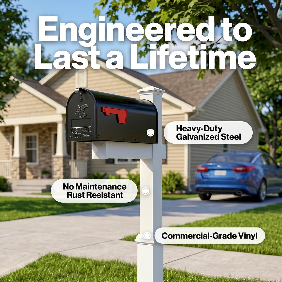 4Ever Products Fitzgerald Mailbox