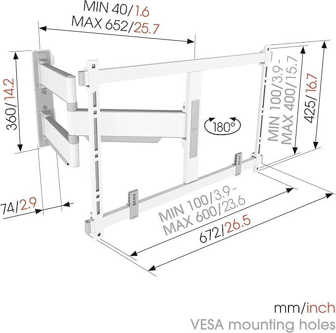 Vogel's TVM 5645 Full-Motion Ultra-Thin TV Wall Bracket
