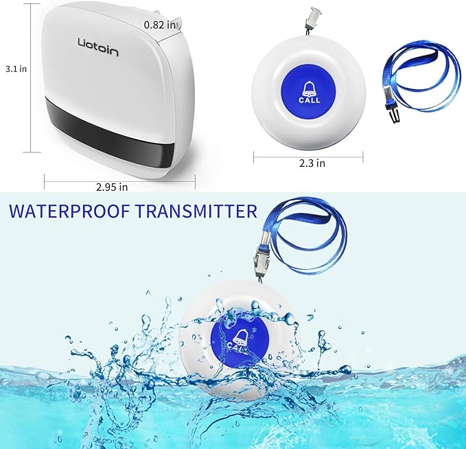 LIOTOIN Caregiver Pager Wireless Alert System