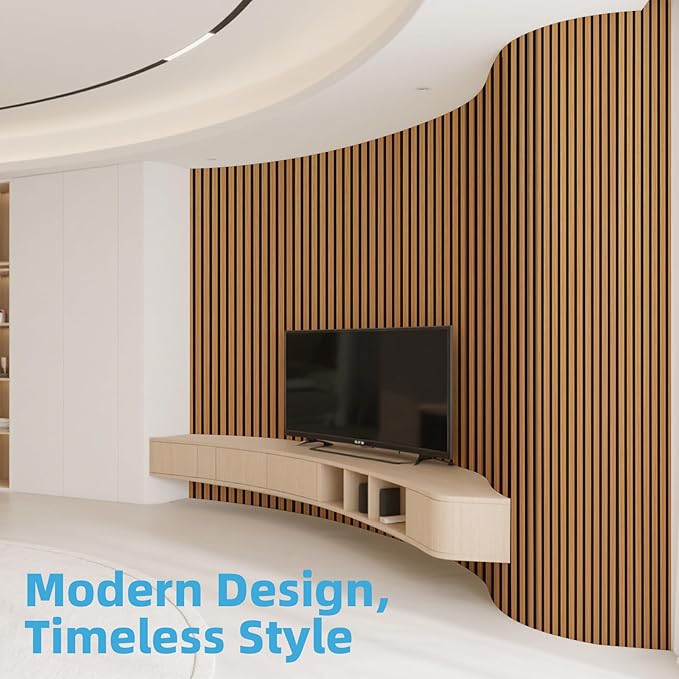 Art3d 1-Pack Acoustic Wood Slat Wall Panel
