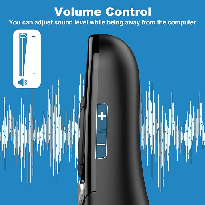2 in 1 USB Type C Spotlight Presentation Clicker, Advanced Digital Highlighting