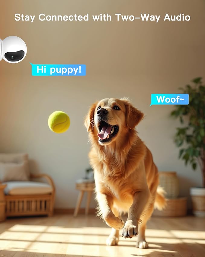 ARENTI 5G Indoor Security Camera 2 Pack, 4MP Pet Camera