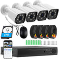 H.265+ Wired Security Camera DVR Kit System