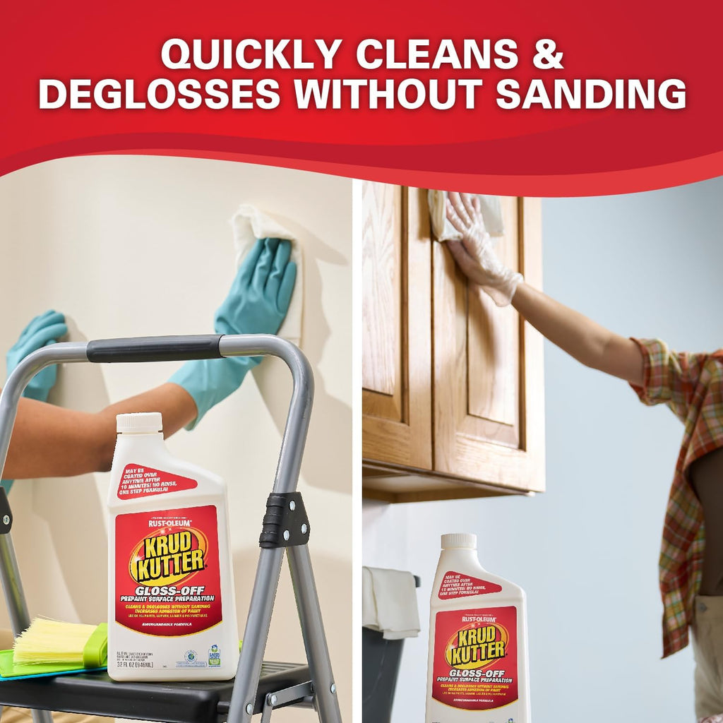 Krud Kutter GO326-6PK Gloss Off Prepaint Surface Preparation Cleaner, 32 oz, 6 Pack