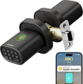 ThorBolt MK1 Smart HomeKit Fingerprint Door Knob with Keypad, Black