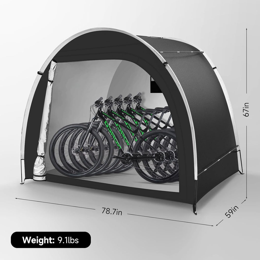 bike storage tent, pu5000 waterproof outdoor shed for, package contents