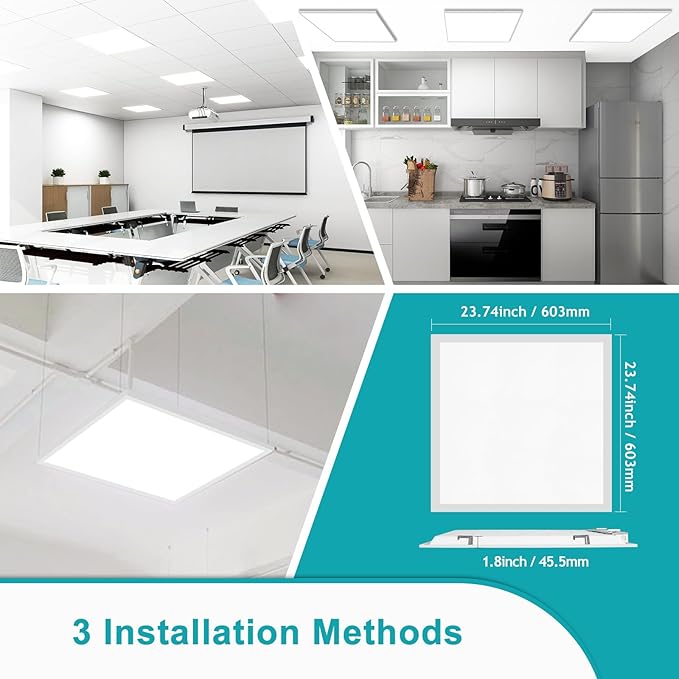 VocgoUU 8 Pack 2x2 LED Flat Panel Light