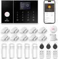 LWOHSI A108F Alarm System for Home Security, WiFi+GSM 4G DIY Alarm Kit