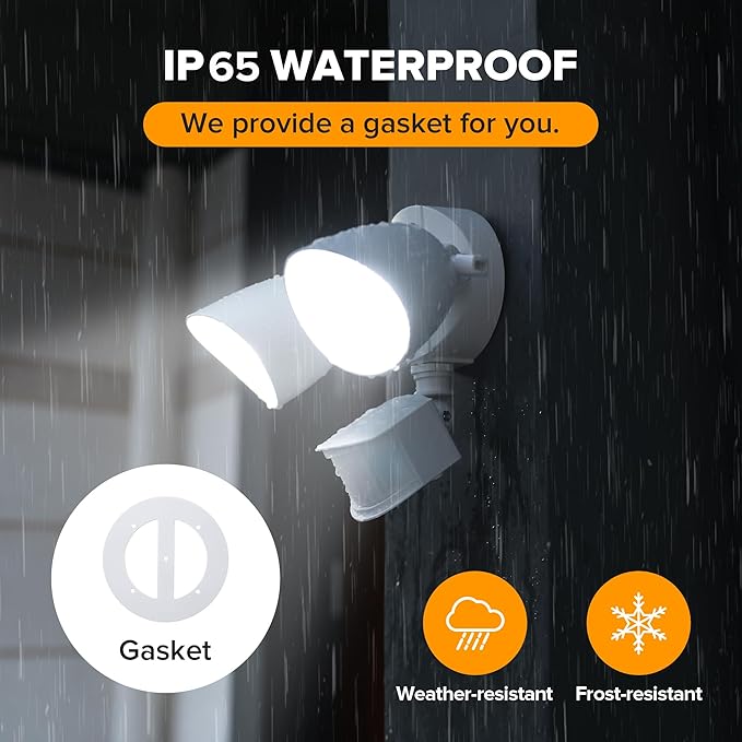 UME 2 Pack 32W 3500 Lumen LED Security Lights Motion Sensor Light Outdoor