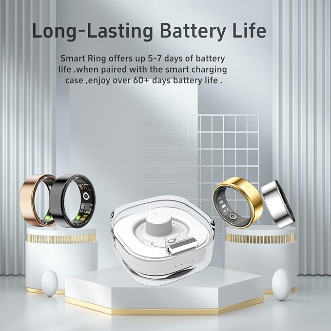 Smart Ring Health & Fitness Tracker