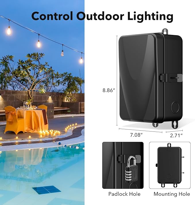 BN-LINK Pool Timer, Outdoor Mechanical Timer Switch