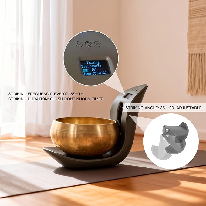 Automatic Singing Bowl – Hands-Free Sound Healing Bowl