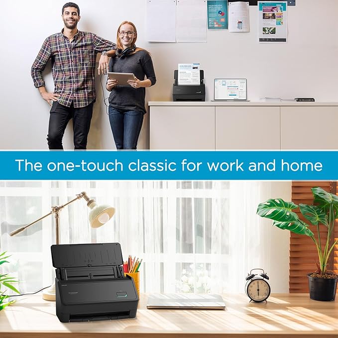 ScanSnap iX2400 High-Speed Simple One-Touch Button Color Document, Photo &