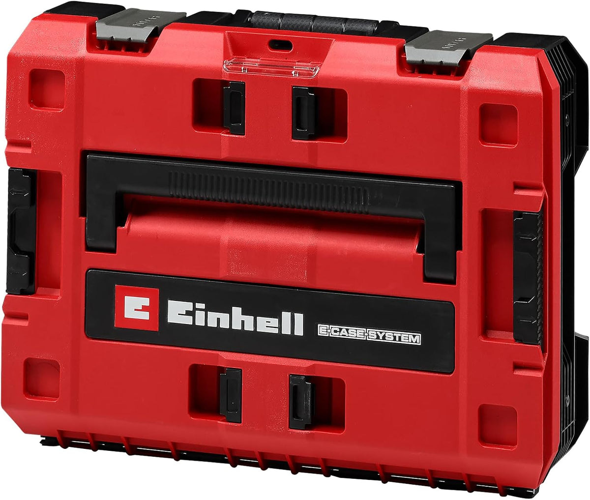 Einhell E-Case S-F Sealed (E-Case System, Dust and Water Jet, Compatible with E-Cases Half Size, 44 x 33 x 13 cm, Max Payload 90 kg, Carrying Handle)