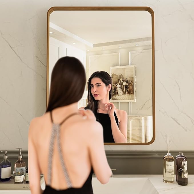 LOAAO 32X36 Inch Bathroom Mirror