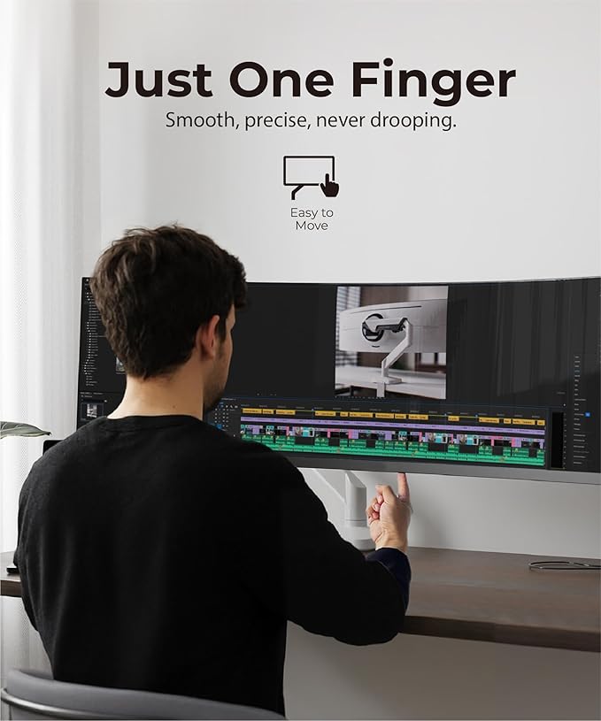 Modernsolid Heavy Duty Monitor Arm Desk Mount