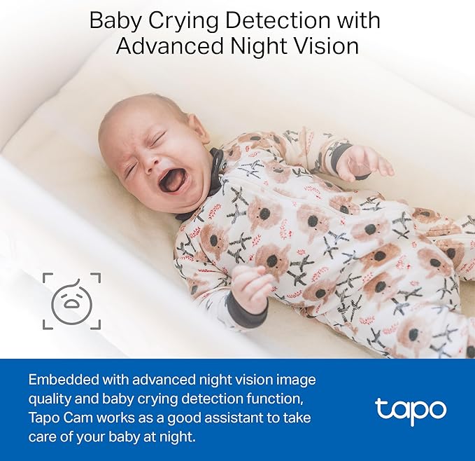 Tapo 1080P Indoor Wired Security Camera (4-Pack)