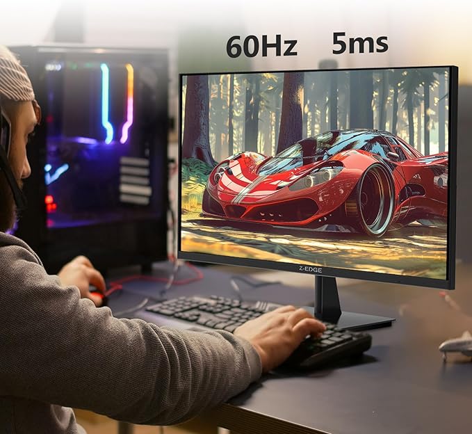 Z-Edge U27P4K 27-inch 4K Monitor IPS Ultra HD 3840x2160, 60Hz Refresh Rate