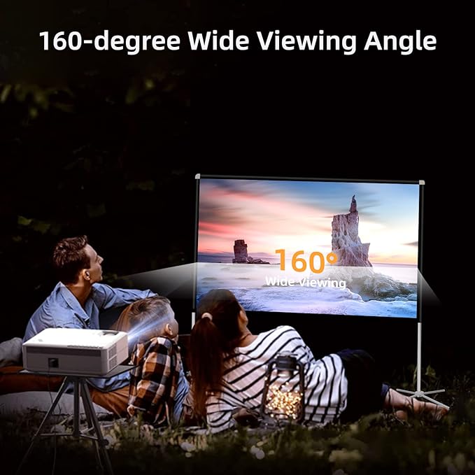 Portable Projector Screen 60inch, Movie Projection Screen, Indoor Projector