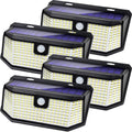 Aootek Solar Outdoor Motion Sensor Lights 2500Lm Solar Panel to 15.3 in² and 3 (4pack)
