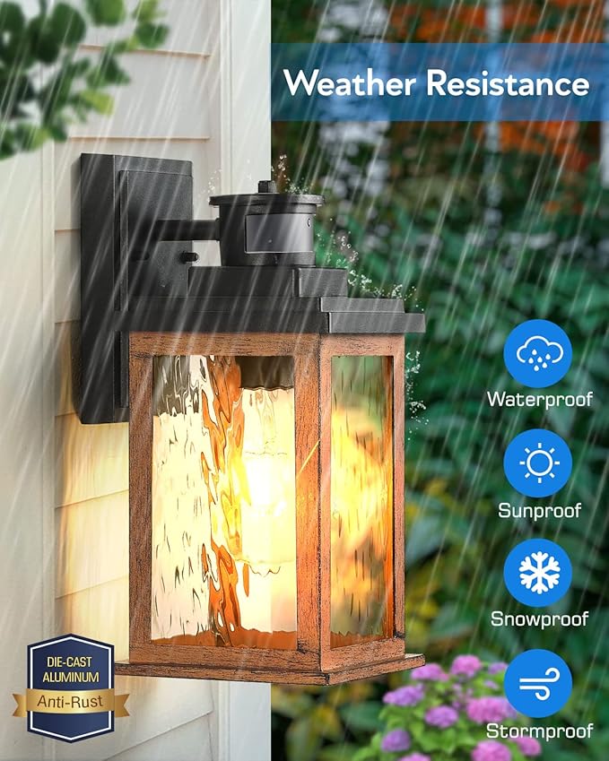 VIANIS 2 Packs Dusk to Dawn Outdoor Lighting