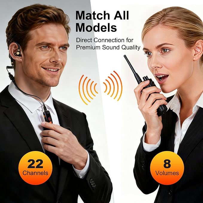 3 Pack Mini Walkie Talkies, Waterproof Small Walkie Talkies Two Way Radio