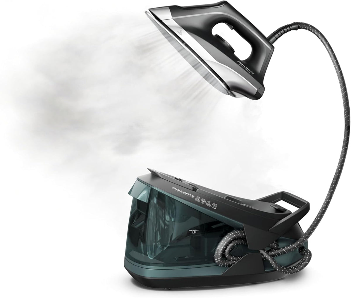 Rowenta Iron Steamer for Clothes Master Steam Station, Professional Steam Iron
