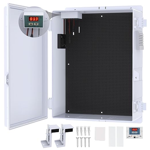 Akwscyby Outdoor Electrical Box, Waterproof Electrical Junction Box IP65 ABS