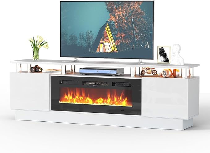oneinmil Fireplace TV Stand
