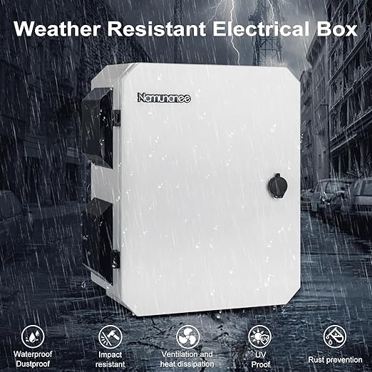 Outdoor Electrical Box, Cold-Rolled Steel Plate, Aluminum Alloy Back Beam
