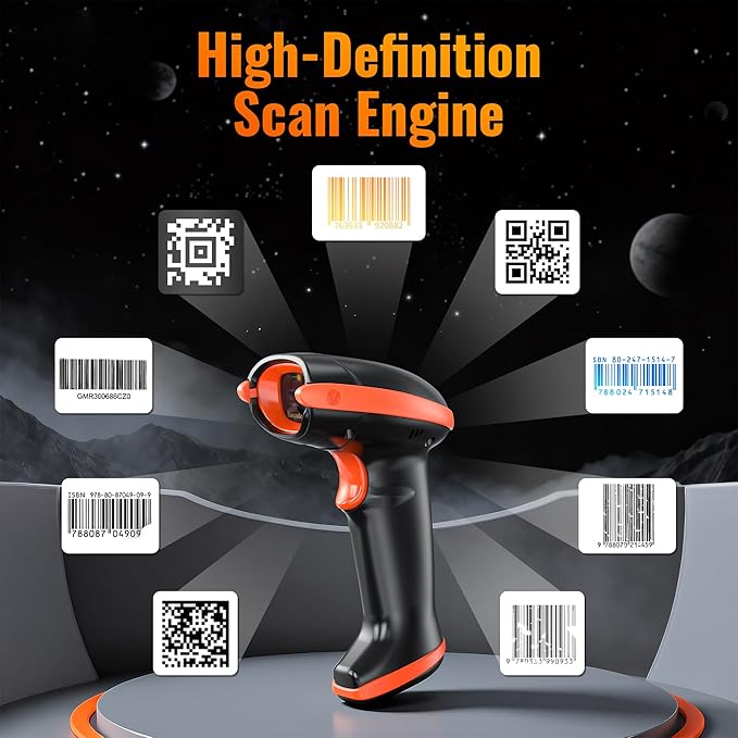 Tera Pro Series Wireless 1D 2D QR Barcode Scanner